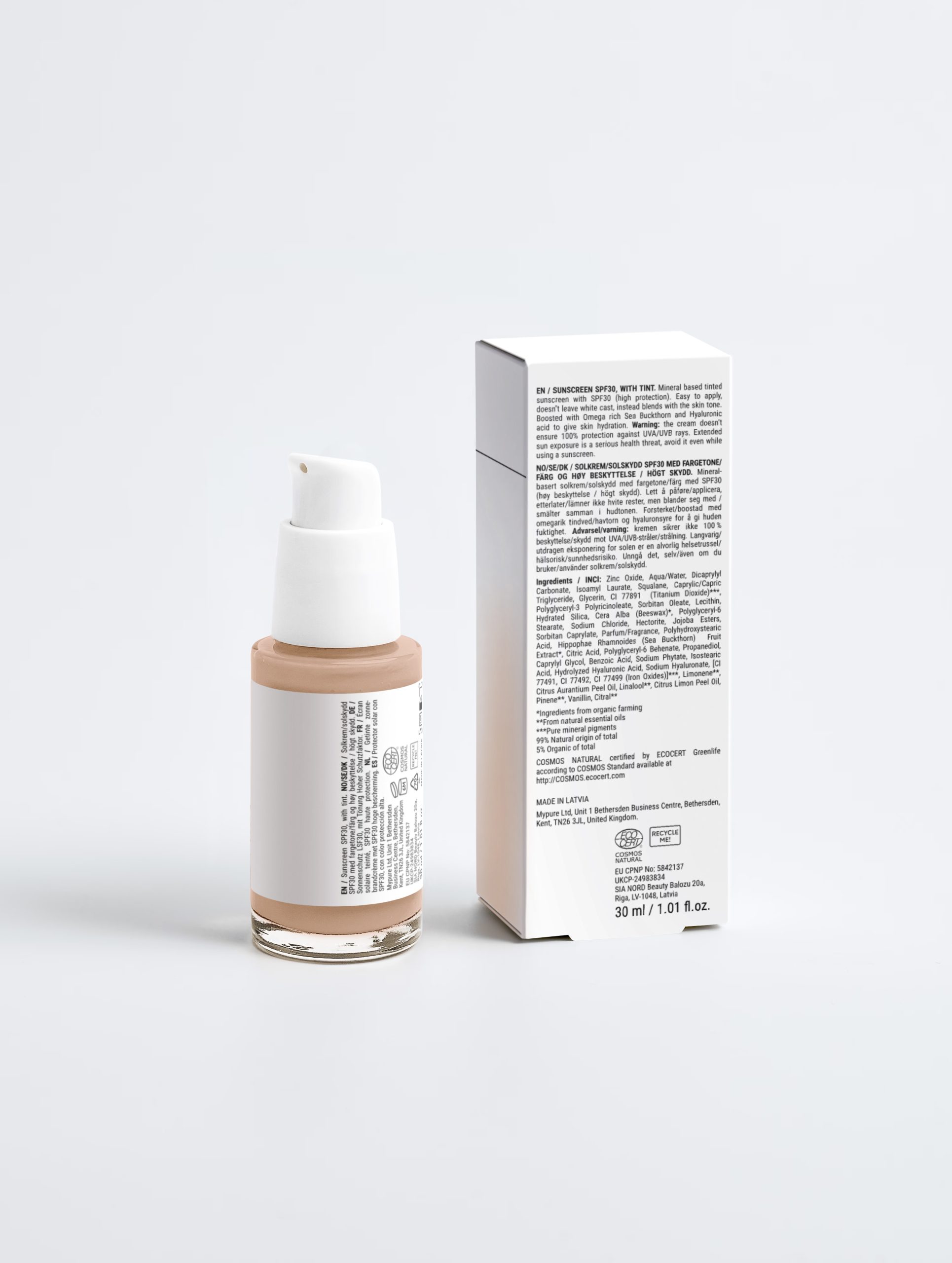 Sunscreen SPF30, with tint - Image 2